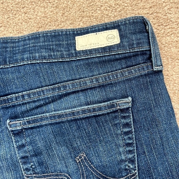 Adriano Goldschmied The Pixie Mid Rise Roll Up Denim Shorts Size 32 - Picture 4 of 7